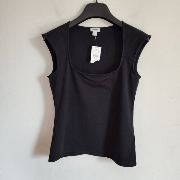 Ladies SZ S J Crew Factory Black Cotton Tank Top - Picture 1 of 3